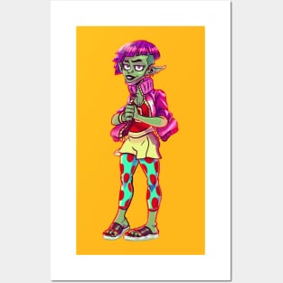 Goblin girl Posters and Art